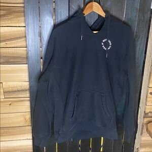 Haerfest Black Graphic Hoodie XL Nothing Changes if Nothing Changes pullover